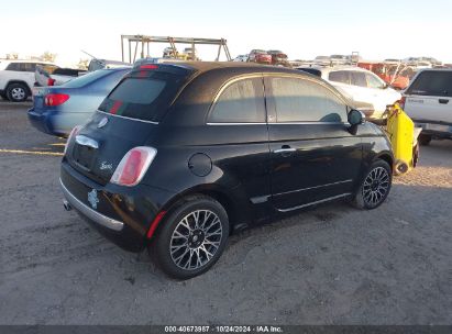 Lot #2995297375 2012 FIAT 500C LOUNGE