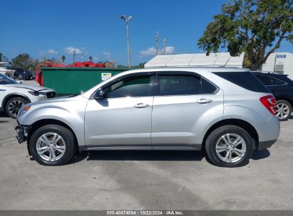 Lot #3035095579 2016 CHEVROLET EQUINOX LS