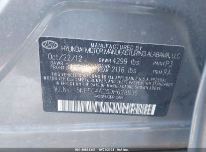 Lot #2991586592 2013 HYUNDAI SONATA LIMITED