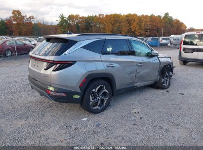 Lot #3035707798 2023 HYUNDAI TUCSON PLUG-IN HYBRID LIMITED