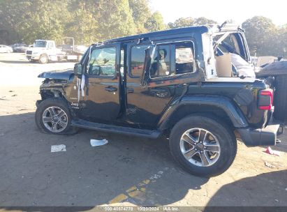 Lot #3056070584 2022 JEEP WRANGLER UNLIMITED SAHARA 4X4