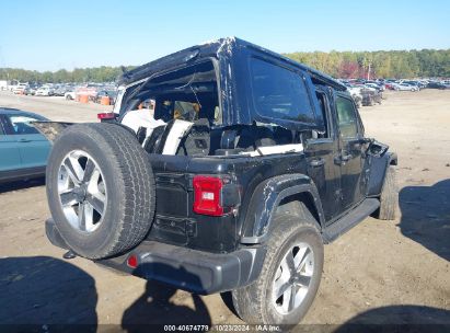 Lot #3056070584 2022 JEEP WRANGLER UNLIMITED SAHARA 4X4