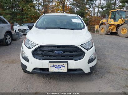 Lot #2992822806 2020 FORD ECOSPORT S