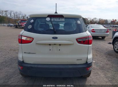 Lot #2992822806 2020 FORD ECOSPORT S