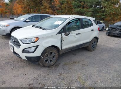 Lot #2992822806 2020 FORD ECOSPORT S