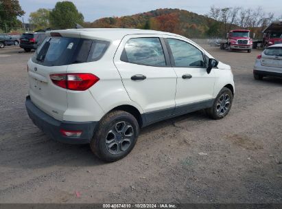 Lot #2992822806 2020 FORD ECOSPORT S