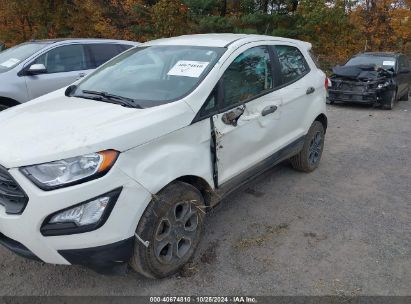 Lot #2992822806 2020 FORD ECOSPORT S