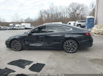 Lot #3035075332 2021 HYUNDAI SONATA N LINE