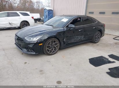 Lot #3035075332 2021 HYUNDAI SONATA N LINE