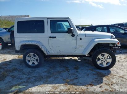 Lot #3035075319 2014 JEEP WRANGLER SAHARA