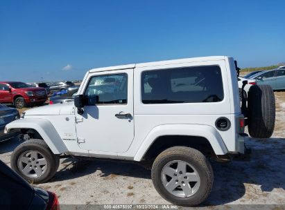 Lot #3035075319 2014 JEEP WRANGLER SAHARA