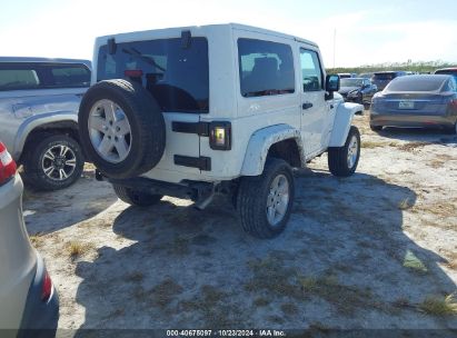 Lot #3035075319 2014 JEEP WRANGLER SAHARA