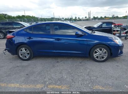 Lot #3035075314 2020 HYUNDAI ELANTRA SEL