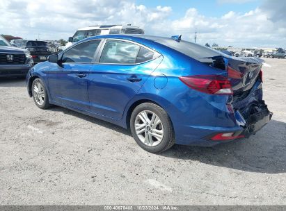 Lot #3035075314 2020 HYUNDAI ELANTRA SEL