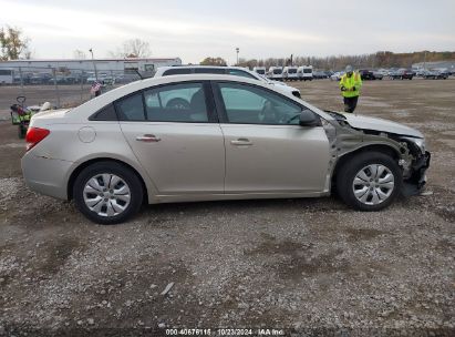 Lot #2995297419 2013 CHEVROLET CRUZE LS AUTO