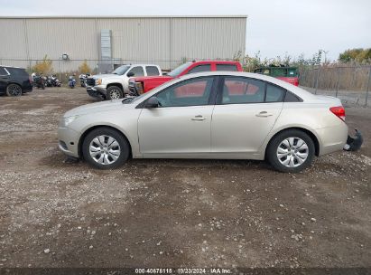 Lot #2995297419 2013 CHEVROLET CRUZE LS AUTO