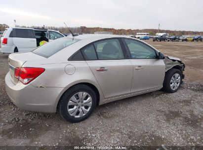 Lot #2995297419 2013 CHEVROLET CRUZE LS AUTO