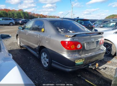 Lot #2995297402 2003 TOYOTA COROLLA S