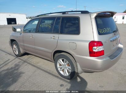 Lot #2995297389 2006 TOYOTA HIGHLANDER HYBRID V6