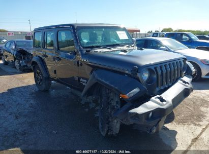 Lot #3037530277 2020 JEEP WRANGLER UNLIMITED SPORT 4X4