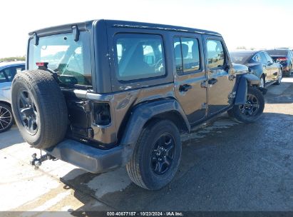 Lot #3037530277 2020 JEEP WRANGLER UNLIMITED SPORT 4X4