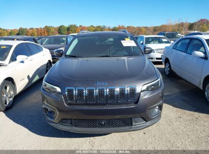 Lot #2995297331 2021 JEEP CHEROKEE LATITUDE LUX 4X4