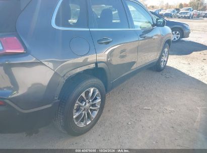 Lot #2995297331 2021 JEEP CHEROKEE LATITUDE LUX 4X4