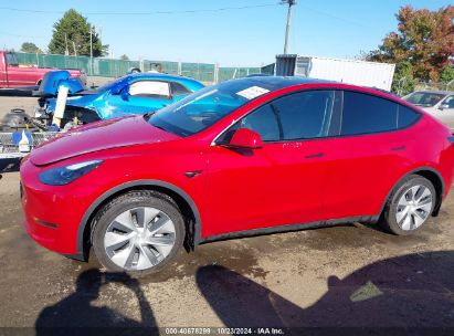 Lot #2992822726 2022 TESLA MODEL Y LONG RANGE DUAL MOTOR ALL-WHEEL DRIVE