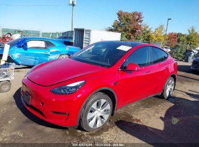 Lot #2992822726 2022 TESLA MODEL Y LONG RANGE DUAL MOTOR ALL-WHEEL DRIVE