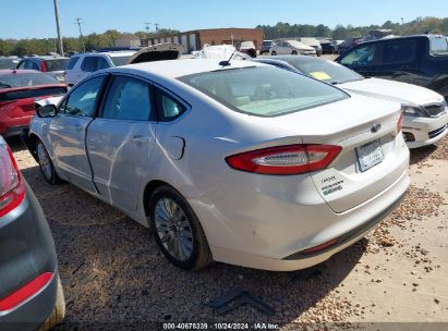 Lot #3037526871 2013 FORD FUSION ENERGI SE LUXURY