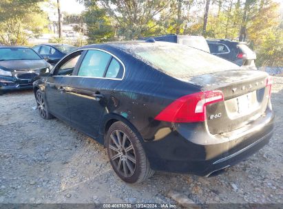 Lot #2995297315 2016 VOLVO S60 INSCRIPTION T5 DRIVE-E PREMIER