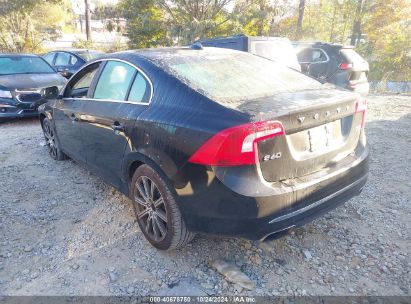 Lot #2995297315 2016 VOLVO S60 INSCRIPTION T5 DRIVE-E PREMIER