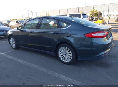 Lot #3037533038 2016 FORD FUSION HYBRID S