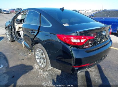 Lot #3035085766 2016 HYUNDAI SONATA SPORT