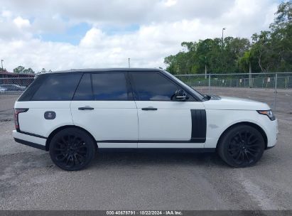 Lot #2992822710 2013 LAND ROVER RANGE ROVER HSE