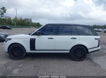 Lot #2992822710 2013 LAND ROVER RANGE ROVER HSE