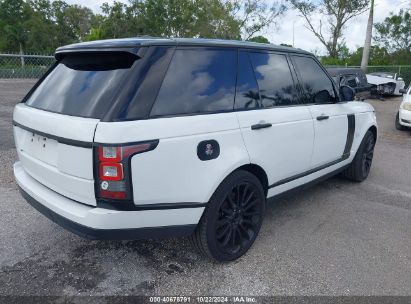 Lot #2992822710 2013 LAND ROVER RANGE ROVER HSE