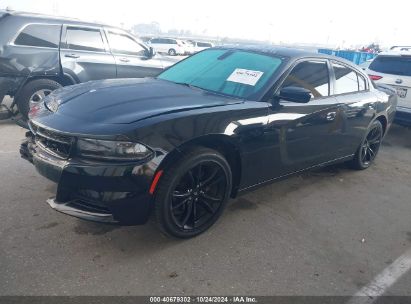 Lot #3035095375 2018 DODGE CHARGER SXT RWD