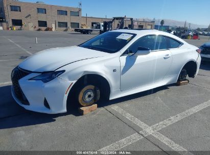 Lot #3037533036 2019 LEXUS RC 300 F SPORT