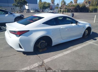 Lot #3037533036 2019 LEXUS RC 300 F SPORT