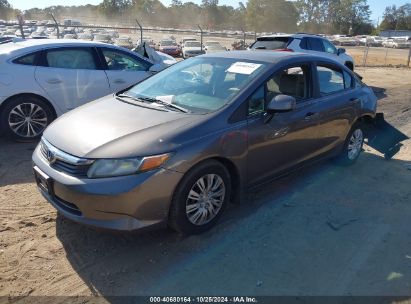 Lot #2995297281 2012 HONDA CIVIC SDN LX