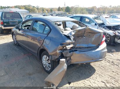 Lot #2995297281 2012 HONDA CIVIC SDN LX