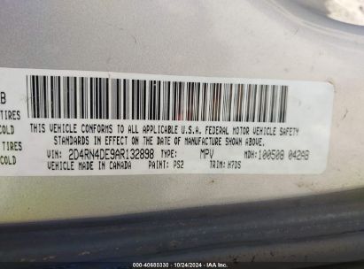 Lot #2992829507 2010 DODGE GRAND CARAVAN SE