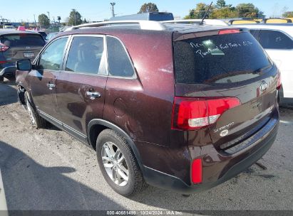 Lot #3035095724 2015 KIA SORENTO LX