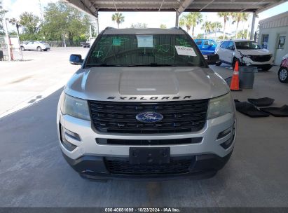 Lot #3035075176 2016 FORD EXPLORER SPORT