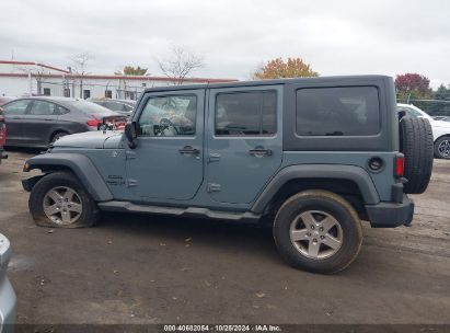 Lot #3050080440 2014 JEEP WRANGLER UNLIMITED SPORT