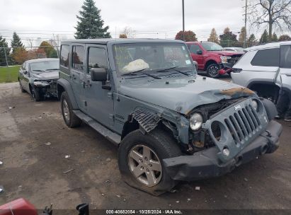 Lot #3050080440 2014 JEEP WRANGLER UNLIMITED SPORT