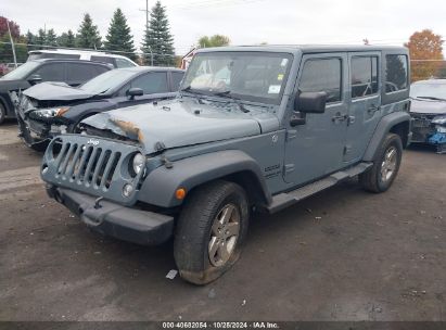 Lot #3050080440 2014 JEEP WRANGLER UNLIMITED SPORT