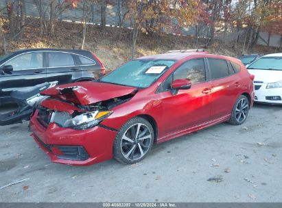 Lot #2995297231 2022 SUBARU IMPREZA SPORT 5-DOOR