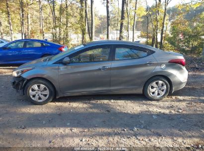 Lot #2995297224 2016 HYUNDAI ELANTRA SE